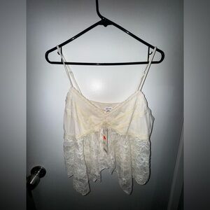 Kimchi Blue Cream Lace Camisole Top